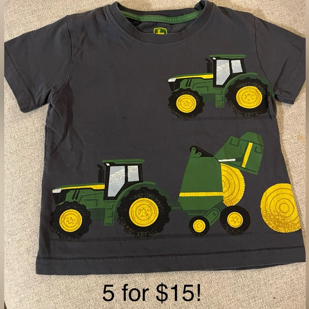 2T tractor tshirt short sleeve boys tee 5/$15